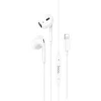 Hoco M111 Max Lightning Wired White Earphones